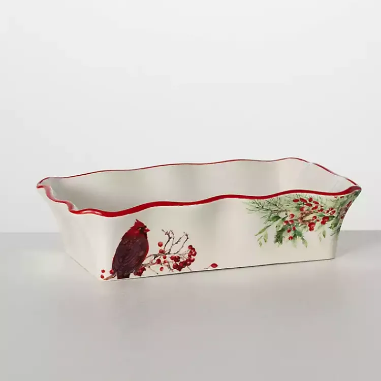 Christmas Dining & Entertaining>Kirklands Home Christmas Cardinal Serving Dish