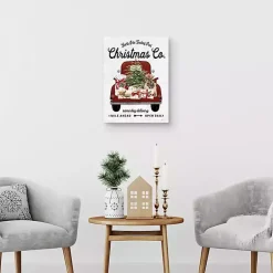 Christmas Art & Wall Decor>Kirklands Home Christmas Co. Truck Canvas Art Print