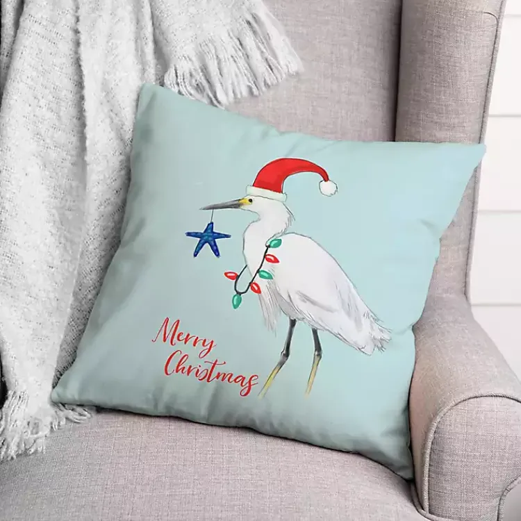 Christmas Pillows>Kirklands Home Christmas Crane Pillow
