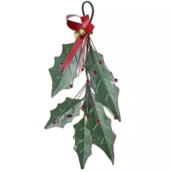 Christmas Art & Wall Decor>Kirklands Home Christmas Holly Swag Iron Wall Decoration