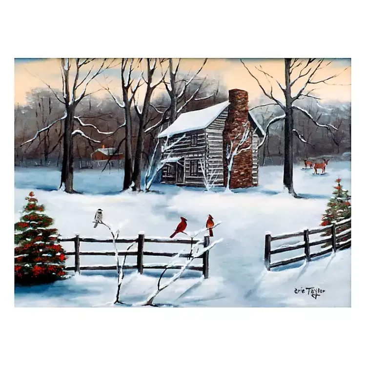Christmas Art & Wall Decor>Kirklands Home Christmas Old Hickory Tavern Canvas Art Print Multi
