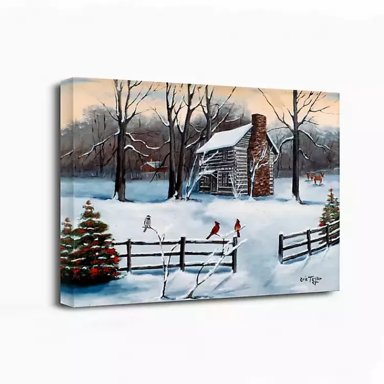 Christmas Art & Wall Decor>Kirklands Home Christmas Old Hickory Tavern Canvas Art Print Multi