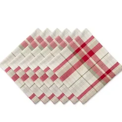 Christmas Dining & Entertaining>Kirklands Home Christmas Orchard Plaid Napkins, Set of 6 Multi