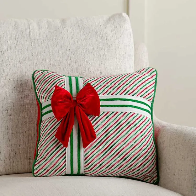 Pillows>Kirklands Home Christmas Present Knit Pillow