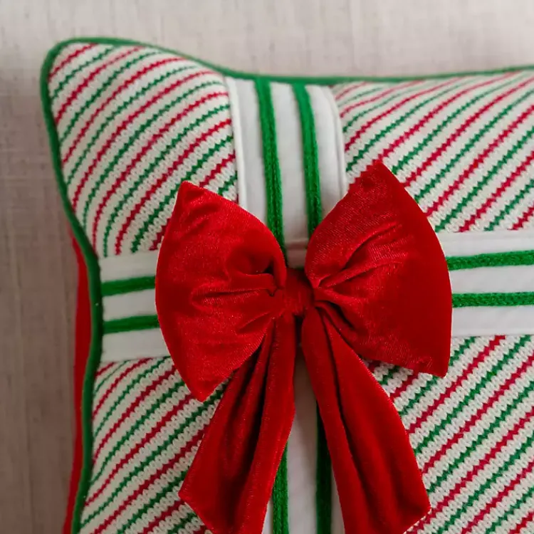Pillows>Kirklands Home Christmas Present Knit Pillow