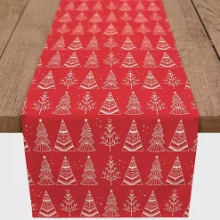 Christmas Dining & Entertaining>Kirklands Home Christmas Tree Doodle Table Runner