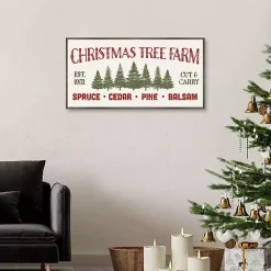 Christmas Art & Wall Decor>Kirklands Home Christmas Tree Farm Framed Canvas Art