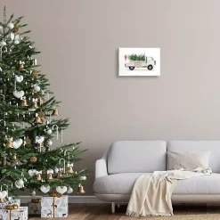 Christmas Art & Wall Decor>Kirklands Home Christmas Tree Farm Truck Wood Wall Plaque