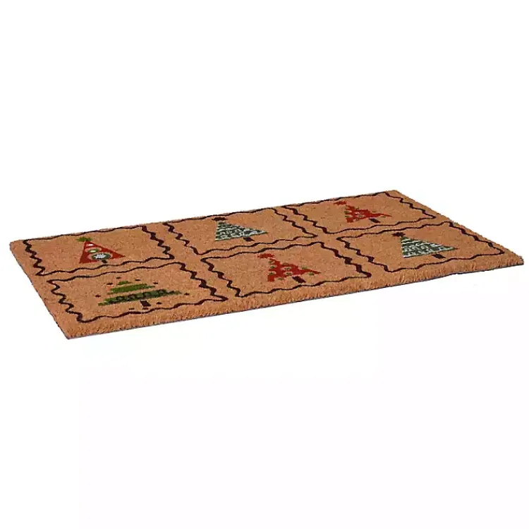Outdoor Christmas Decorations>Kirklands Home Christmas Tree Whimsy Doormat