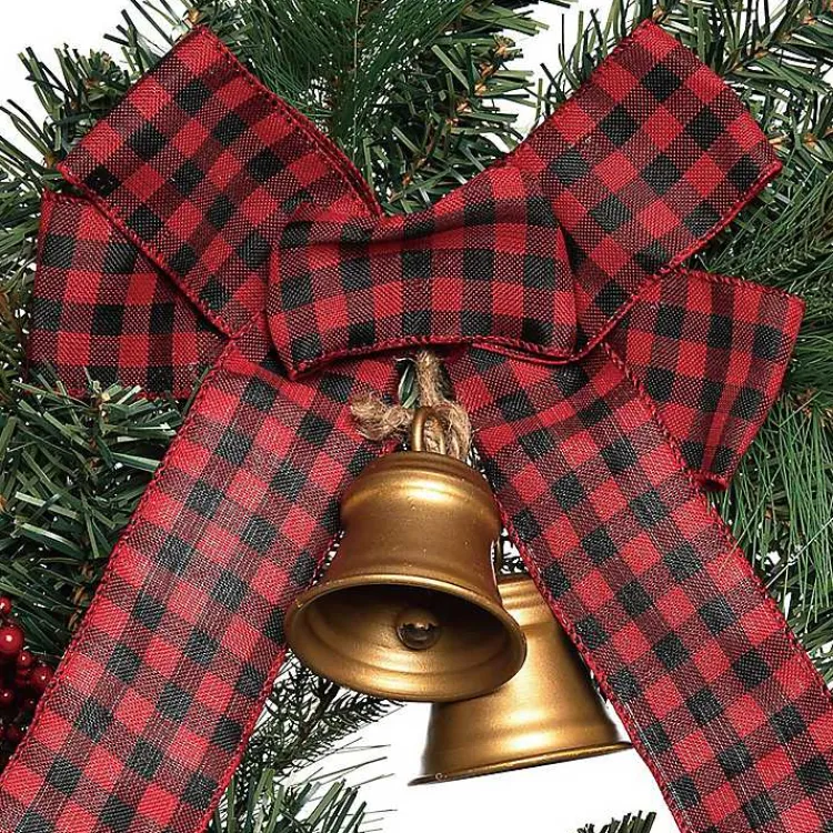 Christmas Wreaths>Kirklands Home Christmas Wreath with Bells & Bow