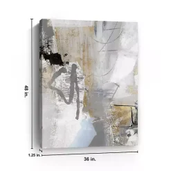 Kirklands Home Chromatized II Canvas Art Print Gray