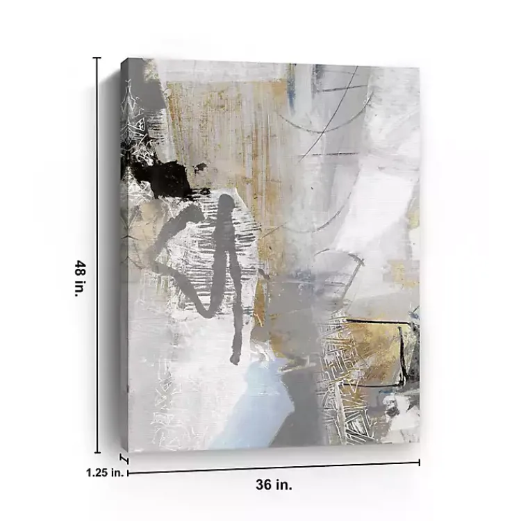 Kirklands Home Chromatized II Canvas Art Print Gray