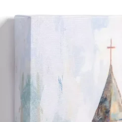 Kirklands Home Church Abstract Canvas Art Print White Outlet