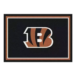 Kirklands Home Cincinnati Bengals Area Rug, 4x6 Black Sale