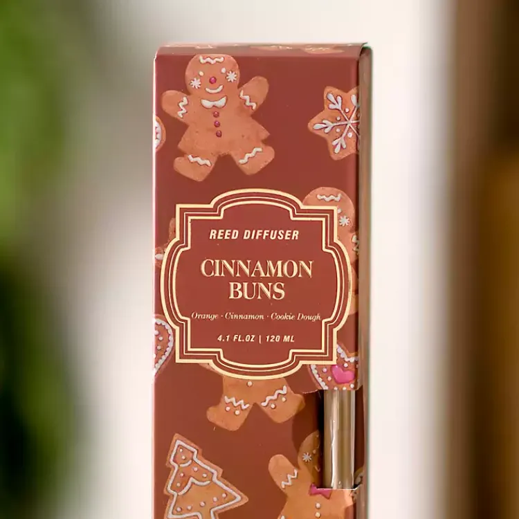 Home Fragrance>Kirklands Home Cinnamon Buns Diffuser Set Brown