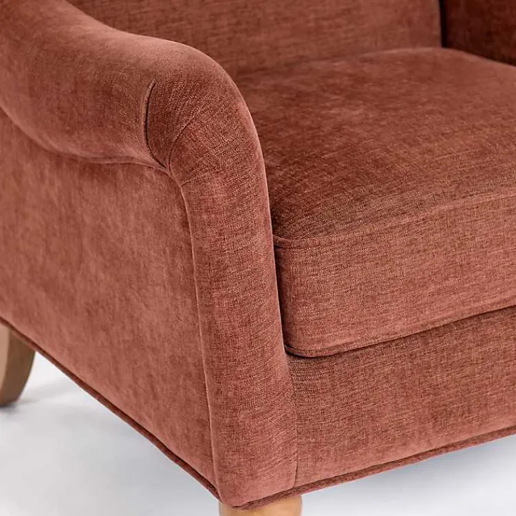 Kirklands Home Cinnamon English Armchair Red Sale