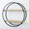 Kirklands Home Circle Double Wood Wall Shelf, 25 in. Sale