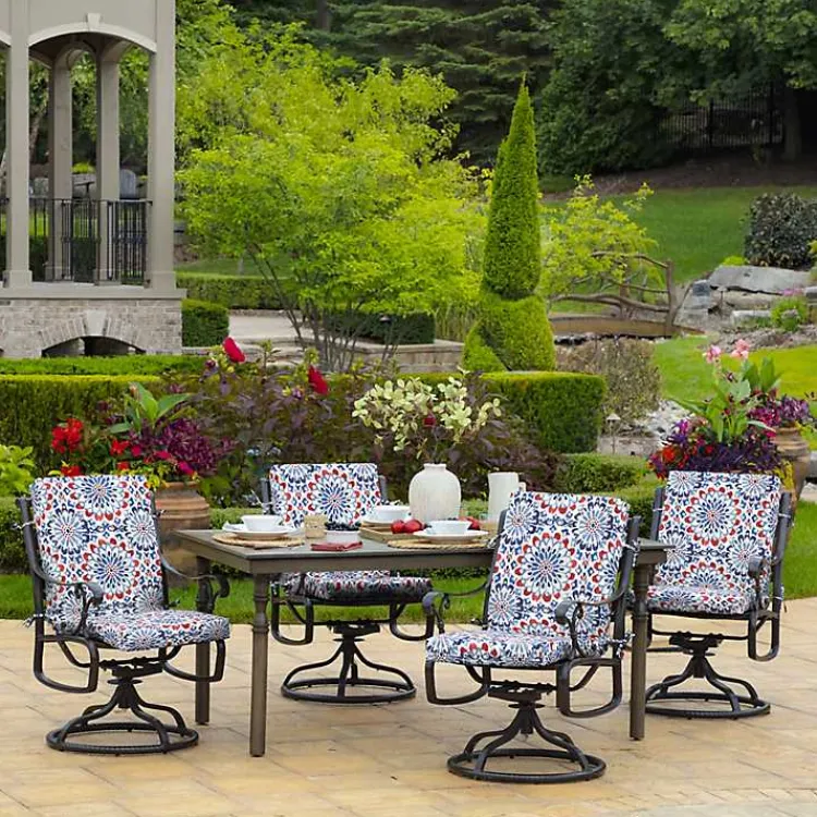 Kirklands Home Clark Luxe Outdoor Dining Chair Cushion Best