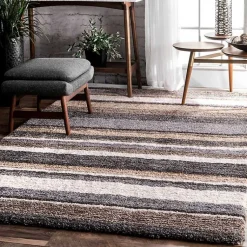 Kirklands Home Clark Shag Area Rug, 8x10 Best