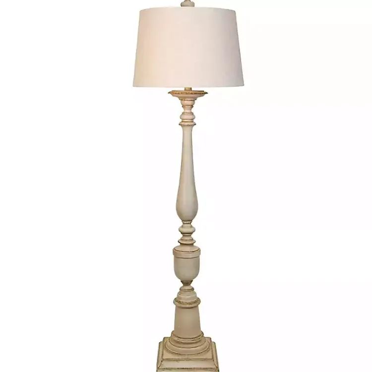 Kirklands Home Classic Spindle Floor Lamp Tan Online