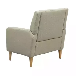 Kirklands Home Classic Upholstered Taupe Accent Chair Tan Hot