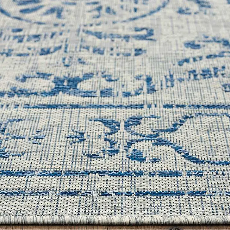 Kirklands Home Classicism Sun Shower Outdoor Area Rug, 5x8 New