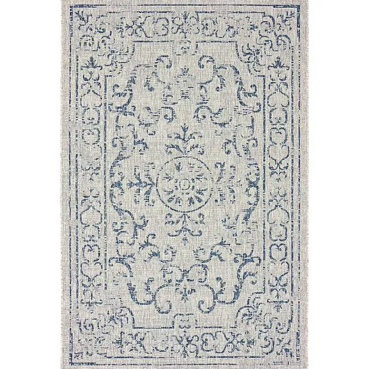 Kirklands Home Classicism Sun Shower Outdoor Area Rug, 7x9 Discount