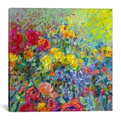 Kirklands Home Clay Flowers Canvas Art Print Multi Online