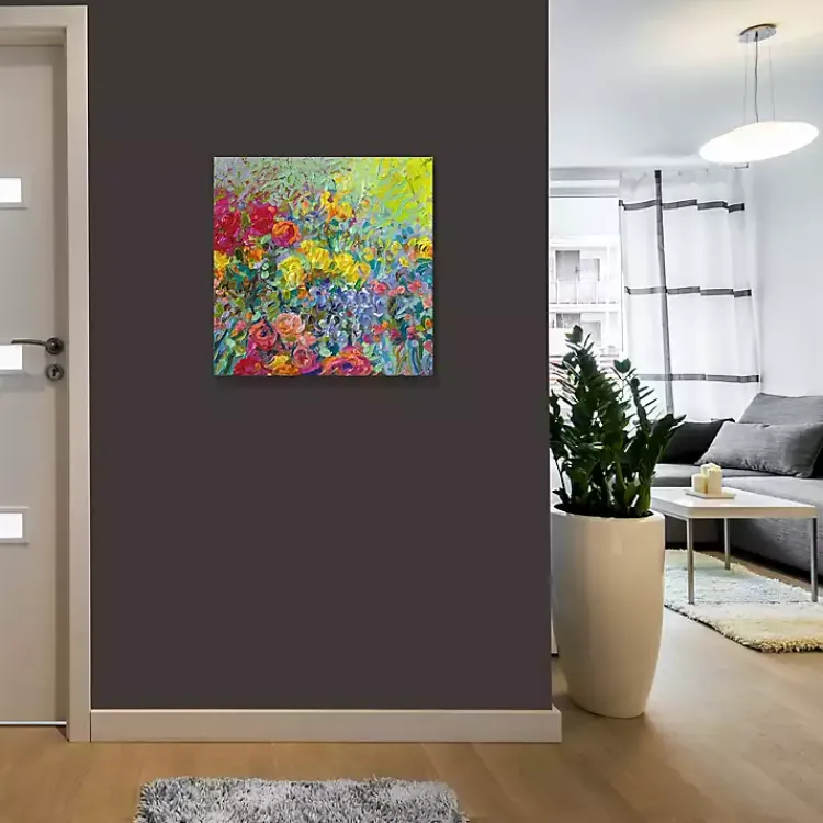 Kirklands Home Clay Flowers Canvas Art Print Multi Online