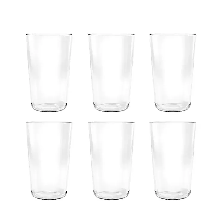 Kirklands Home Classic Tall Tumbler Glasses, Set of 6 Clear Outlet