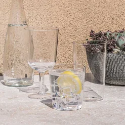 Kirklands Home Classic Tall Tumbler Glasses, Set of 6 Clear Outlet