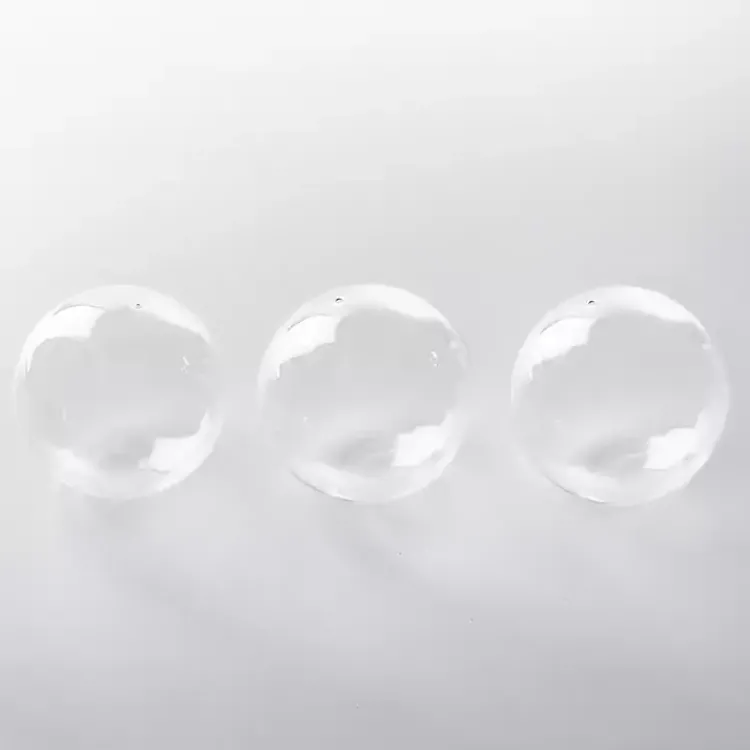 Bowl Filler>Kirklands Home Glass Orbs, Set of 3 Clear