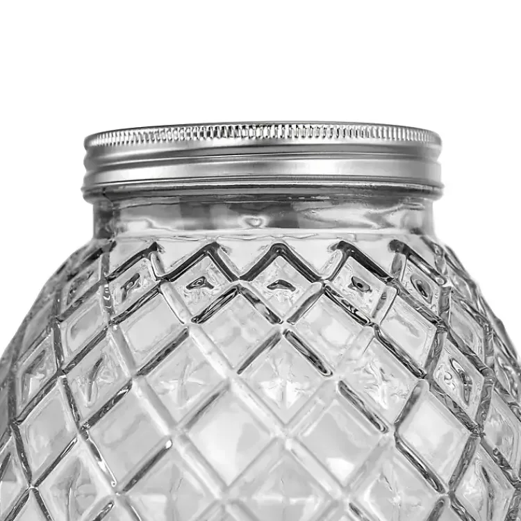 Kirklands Home Glass Pineapple Beverage Dispenser Clear New
