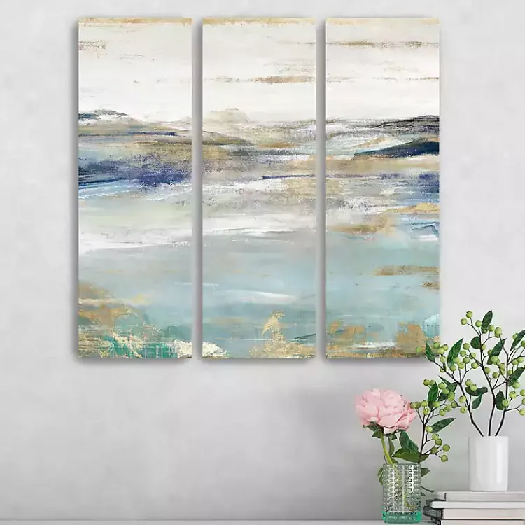 Kirklands Home Clear Horizon Canvas Art Prints, Set of 3