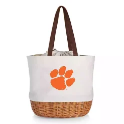 Kirklands Home Clemson Tigers Canvas Tote Bag Orange Online