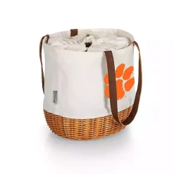 Kirklands Home Clemson Tigers Canvas Tote Bag Orange Online