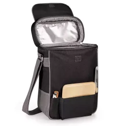 Kirklands Home Clemson Tigers Wine & Cheese Tote Black