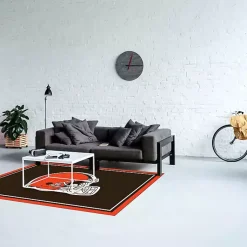 Kirklands Home Cleveland Browns Area Rug, 4x6 New