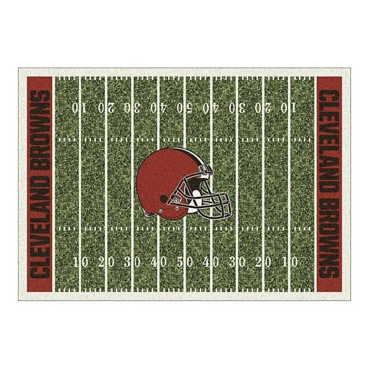 Kirklands Home Cleveland Browns Home Field Area Rug, 6x8 Green New