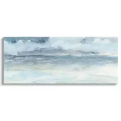Kirklands Home Cloudy Ocean Waves Canvas Art Print, 40x17 in. Online