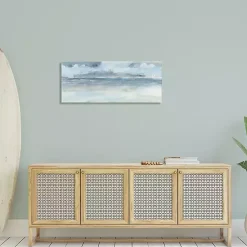 Kirklands Home Cloudy Ocean Waves Canvas Art Print, 40x17 in. Online