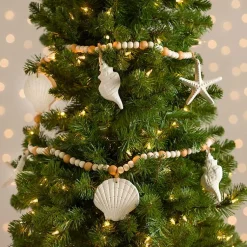 Christmas Tree Decorations>Kirklands Home Coastal Beaded Tree Garland