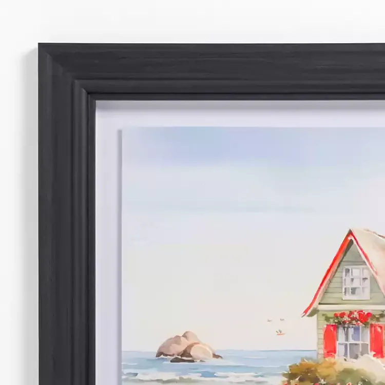 Christmas Art & Wall Decor>Kirklands Home Coastal Christmas Cottage I Framed Art Print Multi