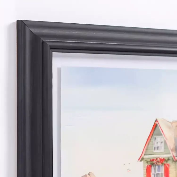 Christmas Art & Wall Decor>Kirklands Home Coastal Christmas Cottage I Framed Art Print Multi