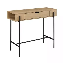 Kirklands Home Coastal Oak Cruz Console Table Tan Sale