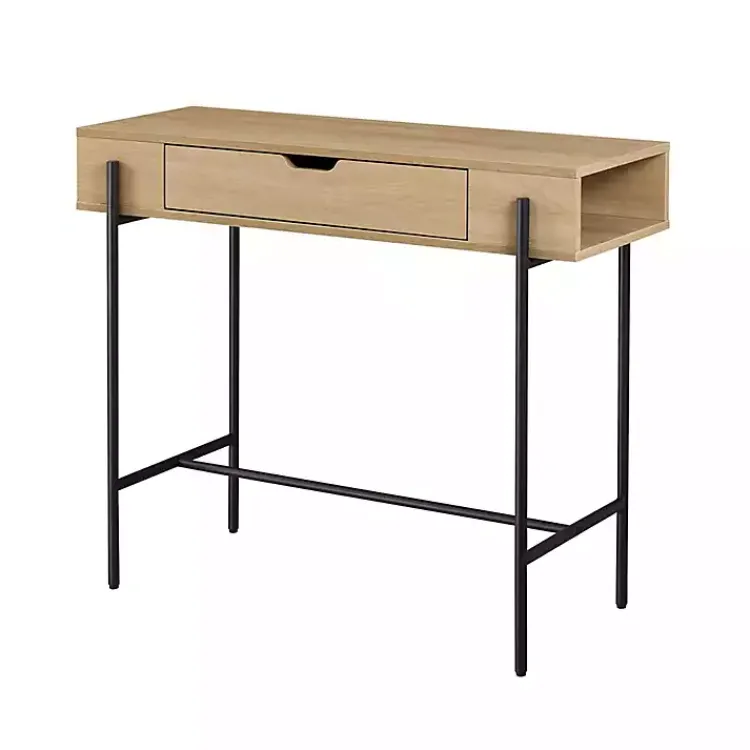 Kirklands Home Coastal Oak Cruz Console Table Tan Sale