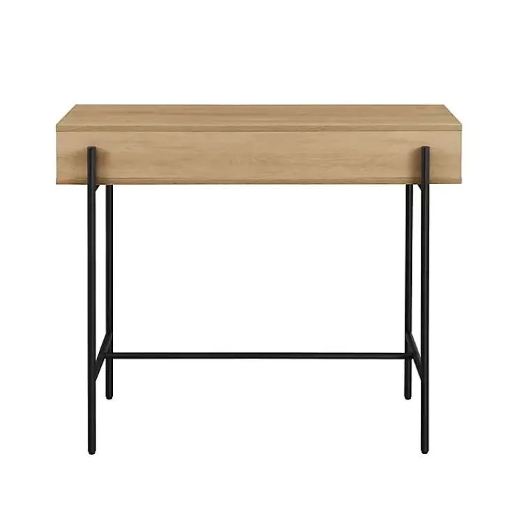 Kirklands Home Coastal Oak Cruz Console Table Tan Sale