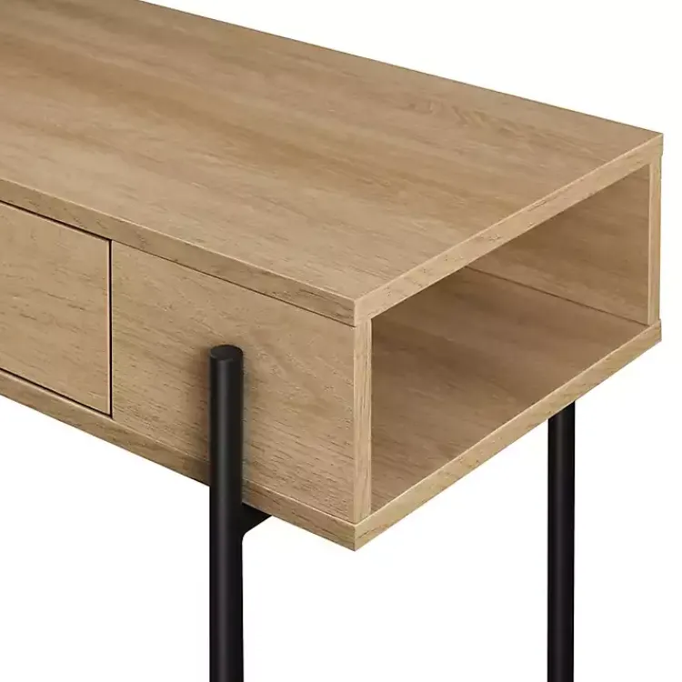 Kirklands Home Coastal Oak Cruz Console Table Tan Sale