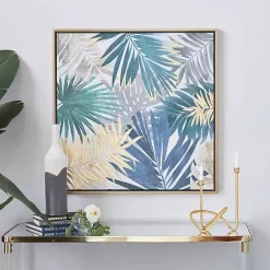 Kirklands Home Coastal Palms Framed Canvas Art Print Outlet