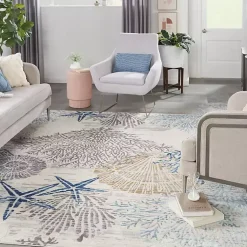 Kirklands Home Coastal Reef Dreams Area Rug, 7x9 Discount